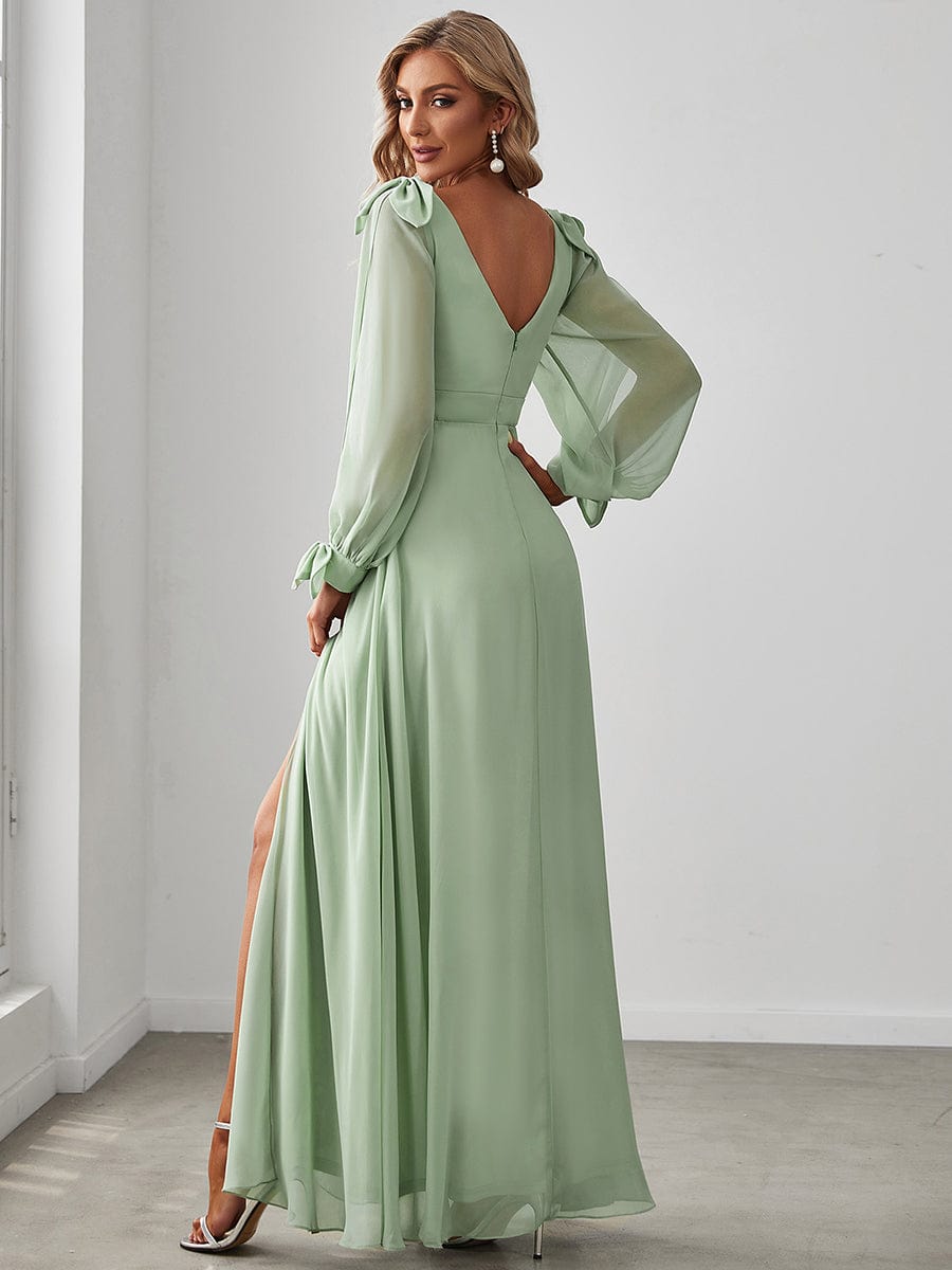 Sage Green Bridesmaid Gowns