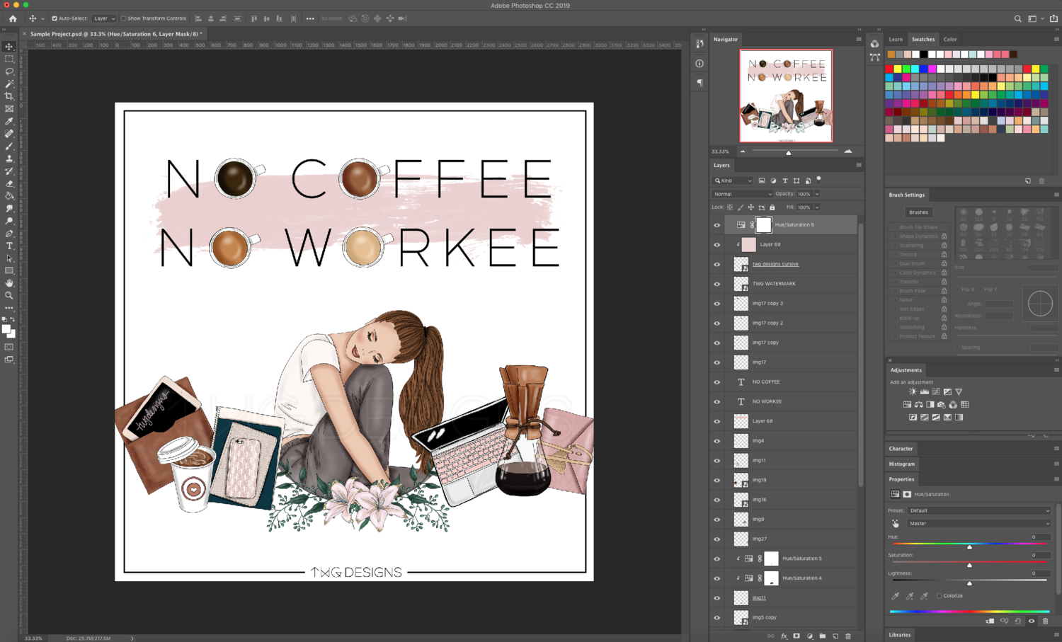 photoshop document working with coffee clipart png files 