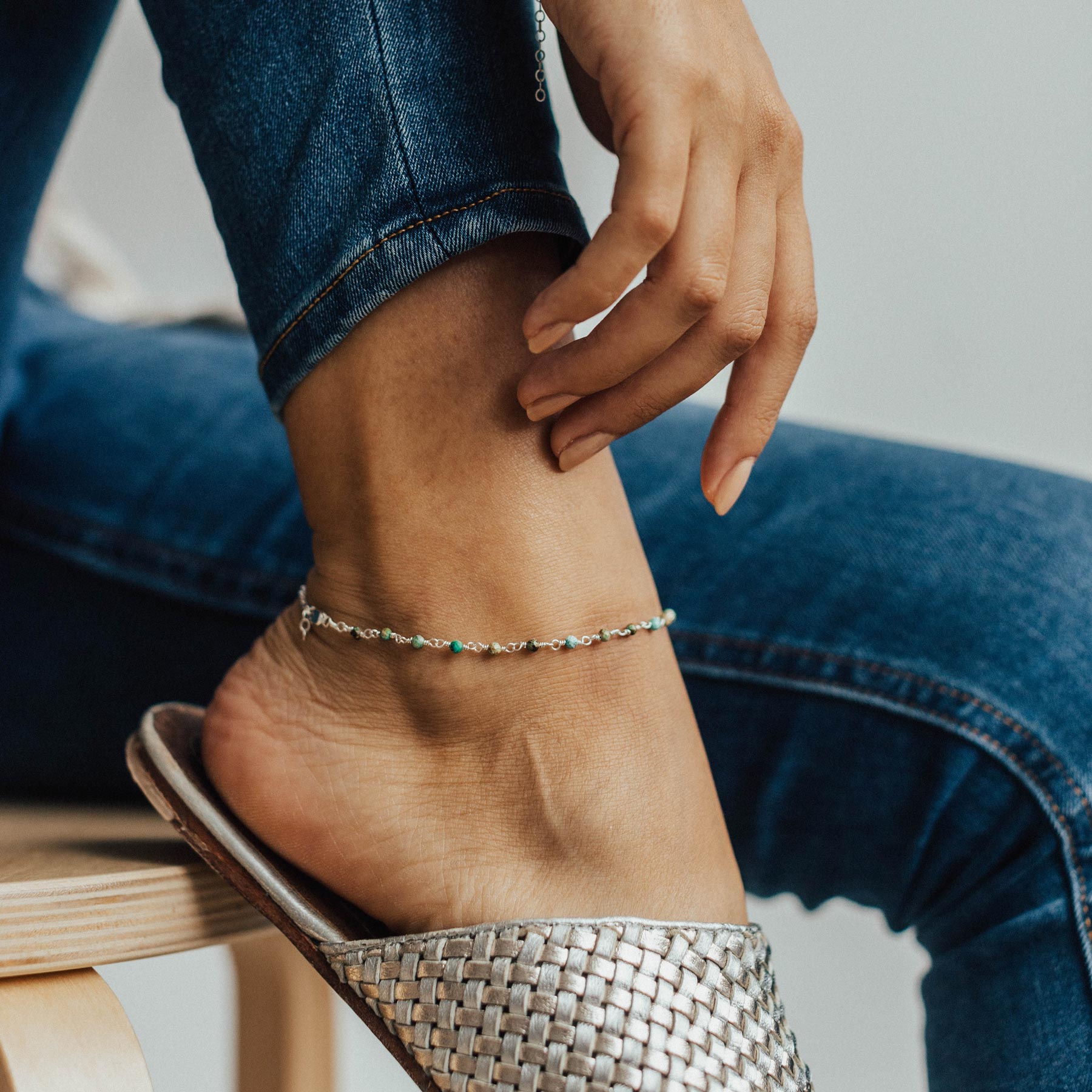 Minimalist anklets for everyday