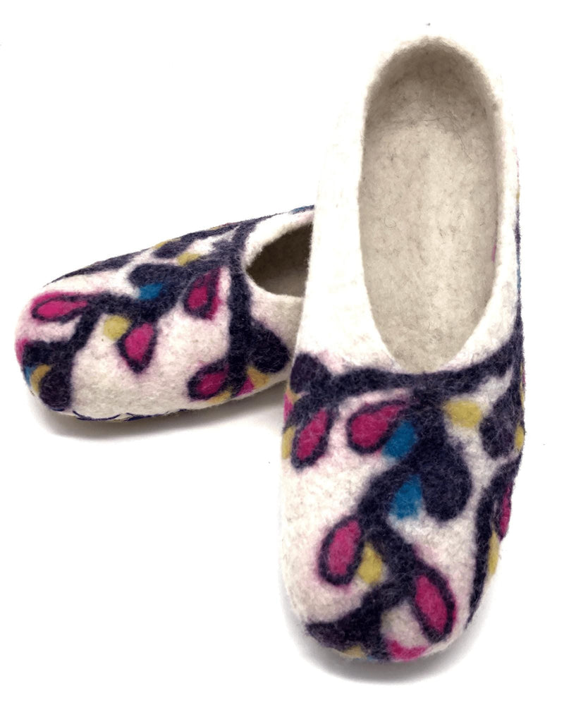 felted wool slippers