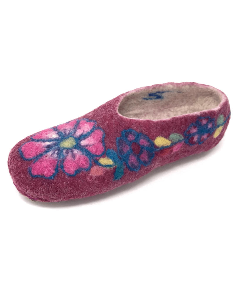 felted wool slippers