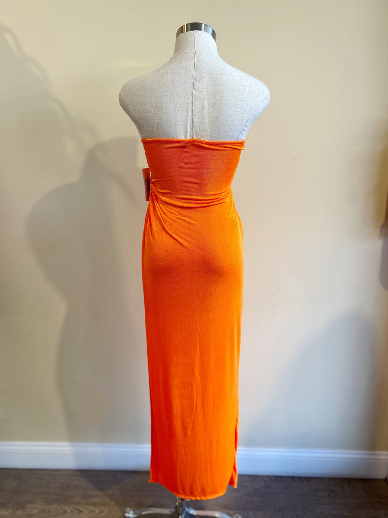 LEILANI Maxi Dress-ORANGE – Alicia Boutique