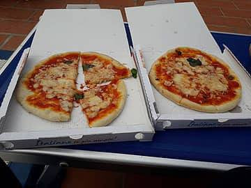 Real Italian pizza from Naples, Italy