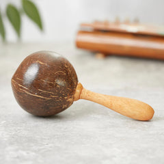 Coconut maraca shaker