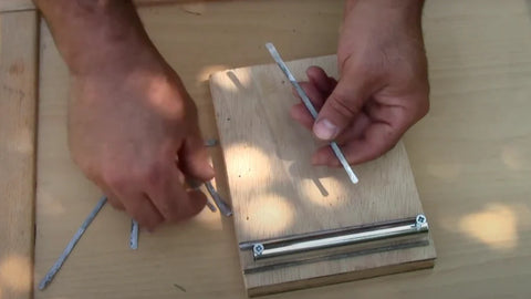 kalimba being made