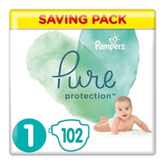 Pampers pure protection nappies size 1 