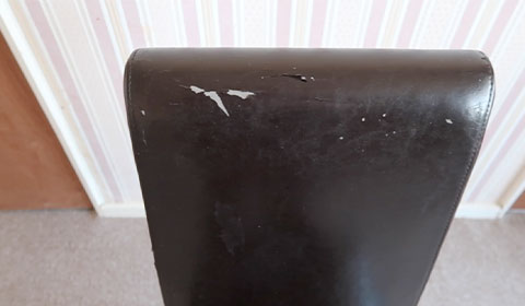 chair back damage