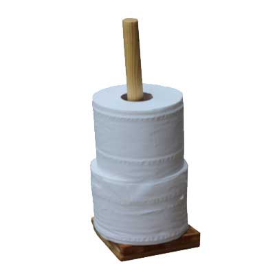 pallet wood toilet roll holder