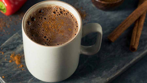 spiced hot chocolate from Mexico