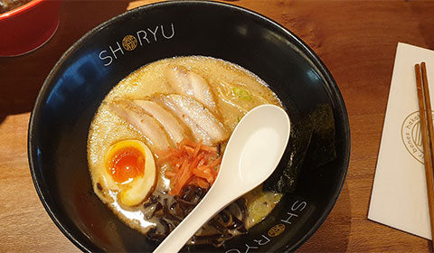 shoryu ramen in bowl