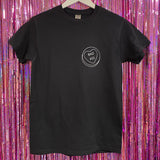 Bad Ass Love Heart Emblem T-shirt | Black Or White ,Pink Clouding (6640978165818)