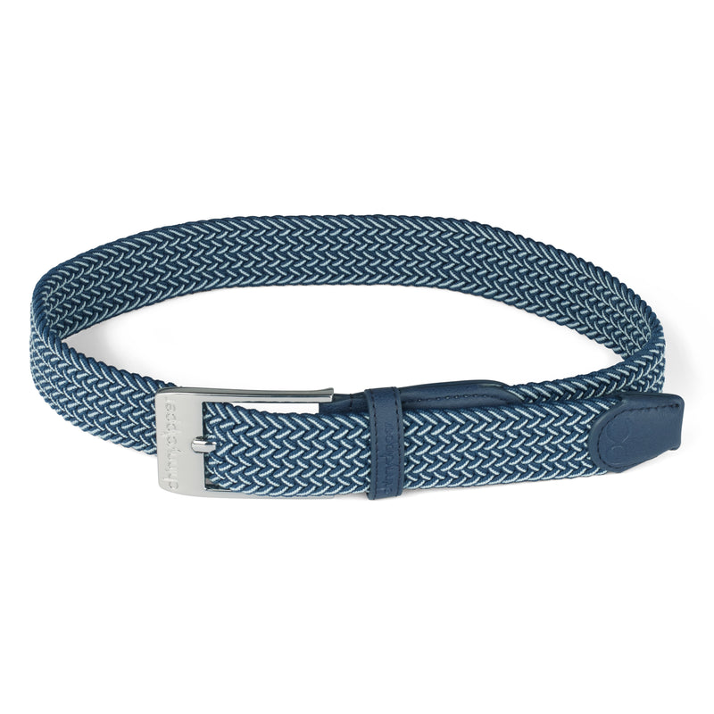 BRADY Braided Junior Golf Belt - Light Blue/Navy – Chinnydipper