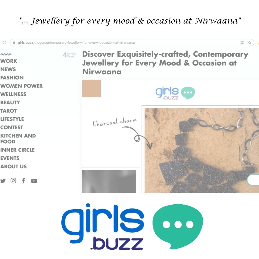 Girls.buzz feature on Nirwaana Jewelry