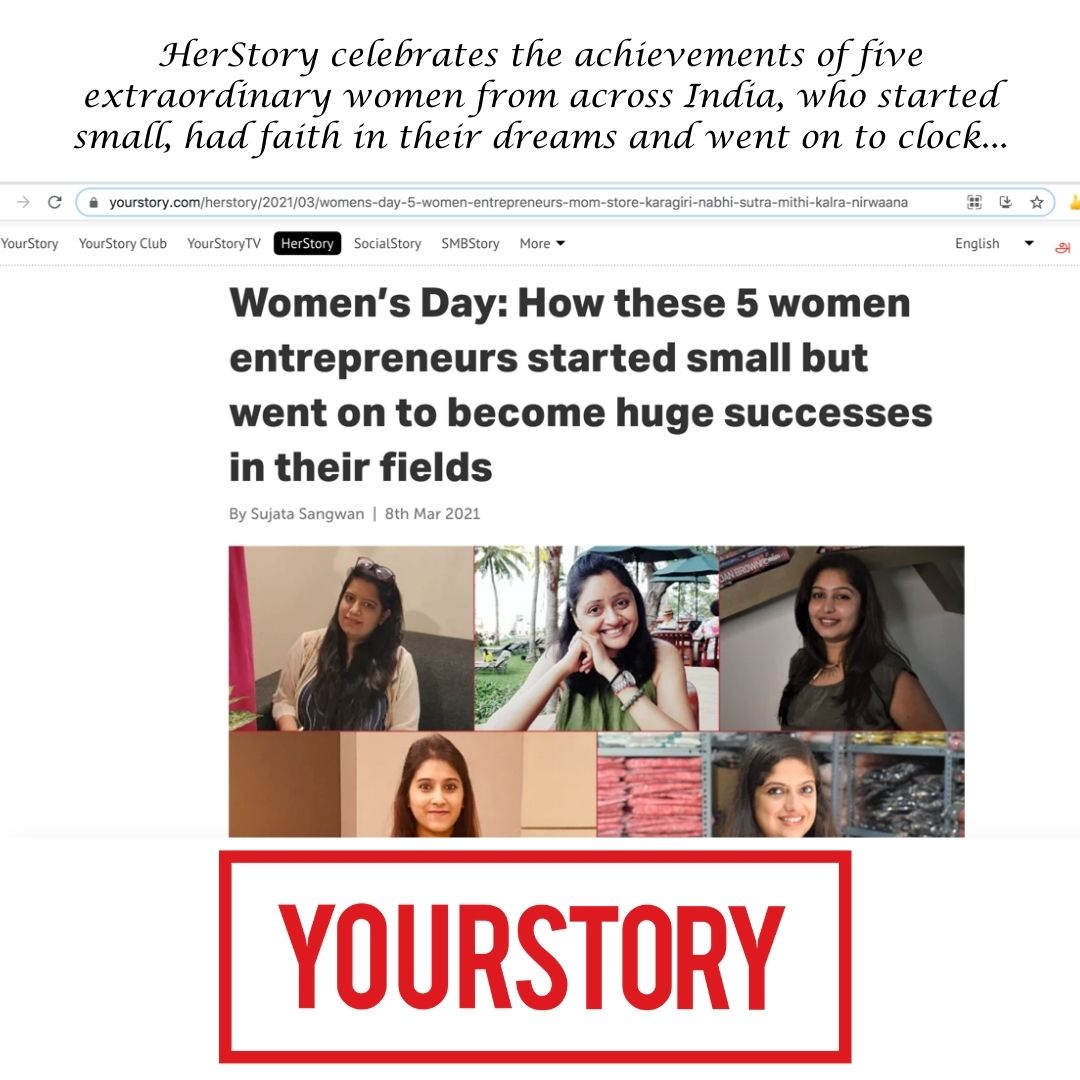 YourStory Article on International Women's Day 2021