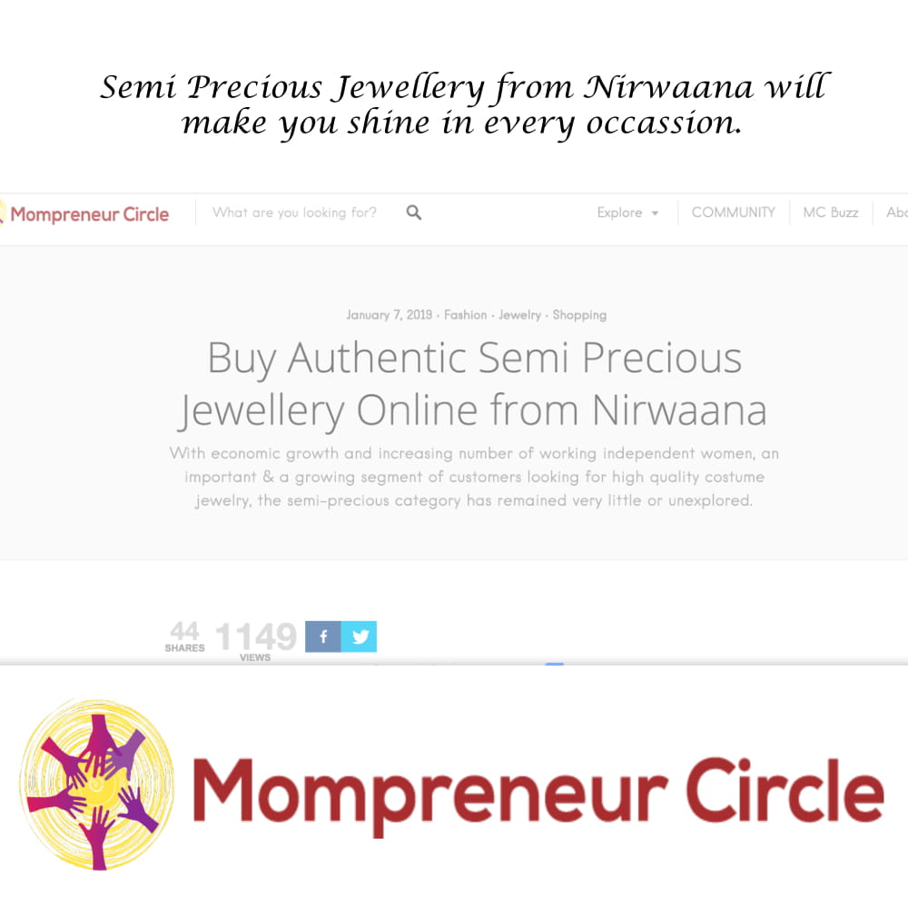 Mompreneur circle featured Nirwaana