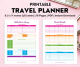 Travel Planner Printables – Mint Notion Shop