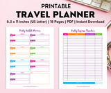 Travel Planner Printables – Mint Notion Shop
