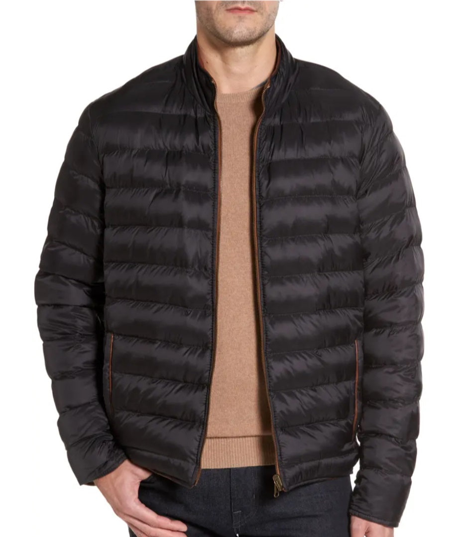 Reversible Washed Leather Jacket to Puffer Jacket – MISSANI LE COLLEZIONI