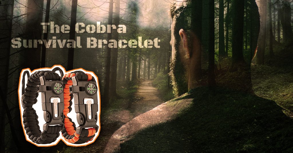 King Cobra Paracord Survival Bracelet - Paracord Paul Bracelets and  Military Dog Tag Gear