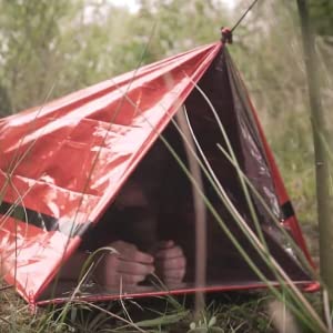 Improvised shelter atomic bear emergency sleeping bag bivy