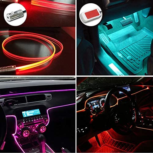 EL Wire Car Interior Light Ambient Neon Light For All Car Models