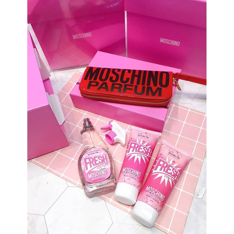 moschino fresh pink set