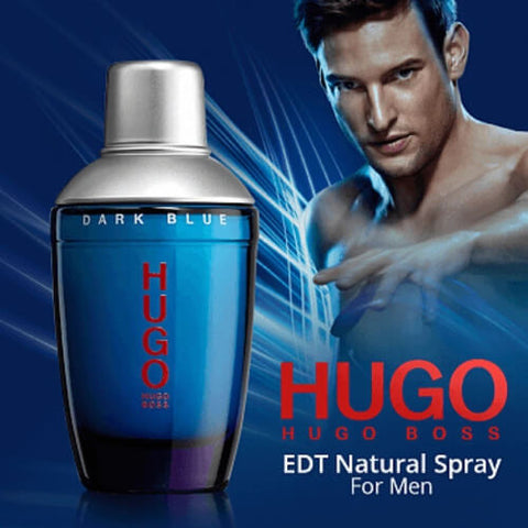 Perfume Dark Blue para Hombre de Hugo Boss Eau de Toilette 75ML