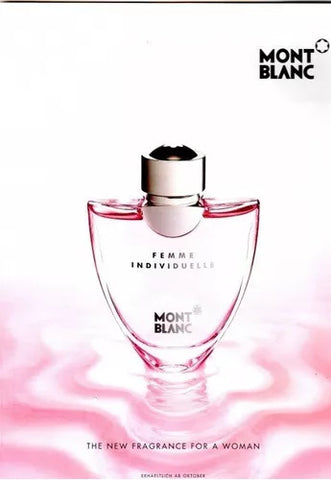 Perfume Femme Individuelle Para Mujer De Mont Blanc Eau De Toillete 75ML