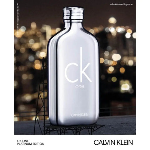 Perfume CK One Platinum Unisex de Calvin Klein EDT 200ML