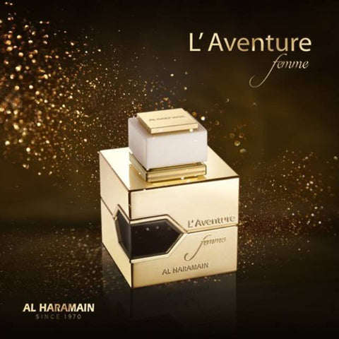 Perfume L'Aventure Gold para Mujer de Al Haramain EDP 100ML