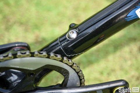 Upper and lower downtube