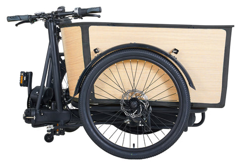 Folded cargo bike