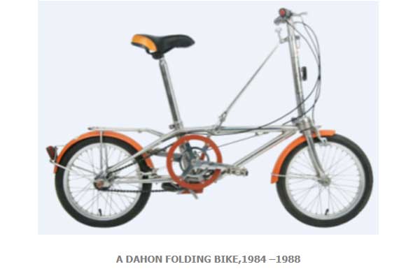 DAHON folding bike, 1984-1988