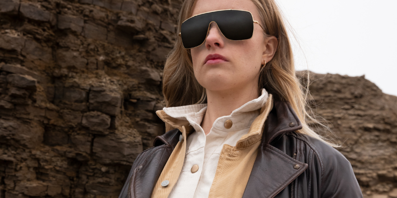 Gafas de sol de moda para mujeres en otoño 2023