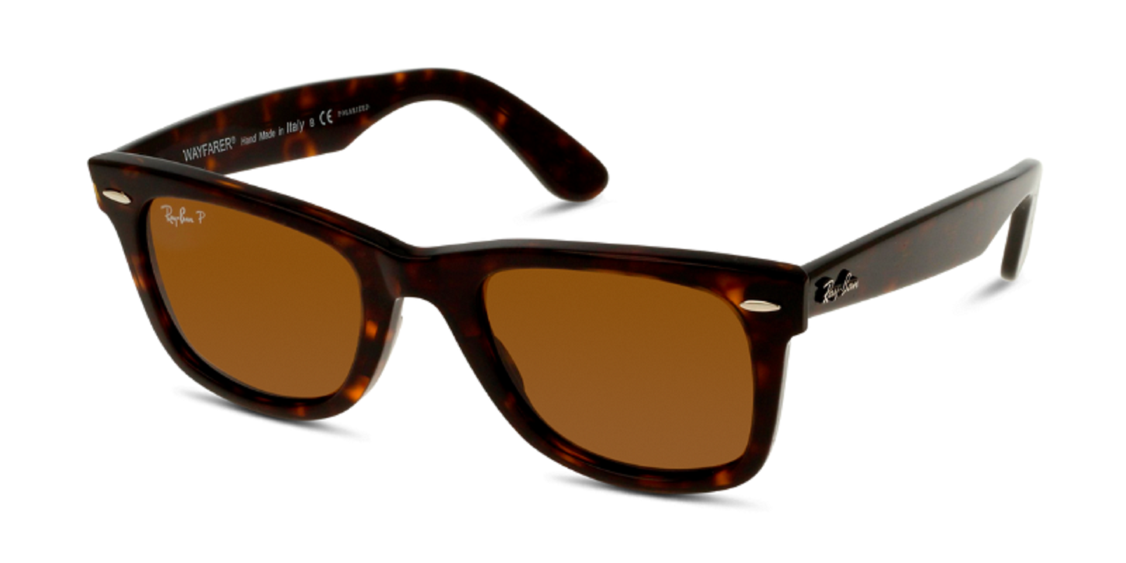 lentes de sol para hombres Ray Ban wayfarer marrones