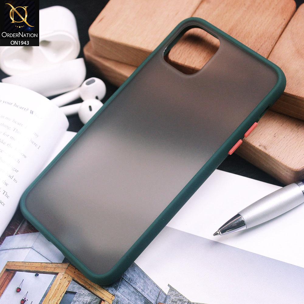 Iphone 11 Pro Max Cover Dark Green Luxury Semi Tranparent Color Fr Ordernation