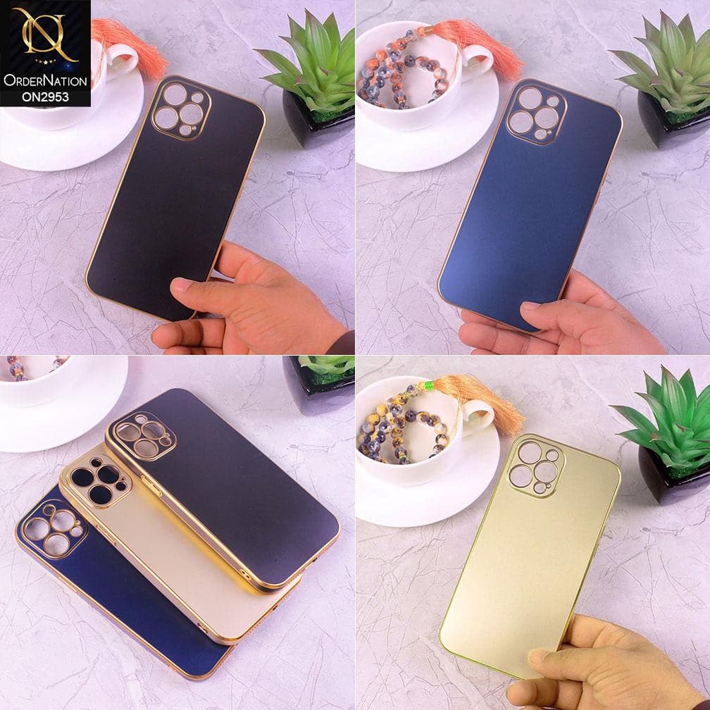 Iphone 11 Pro Max Cover Golden Soft Gold Plated Color Borders Came Ordernation