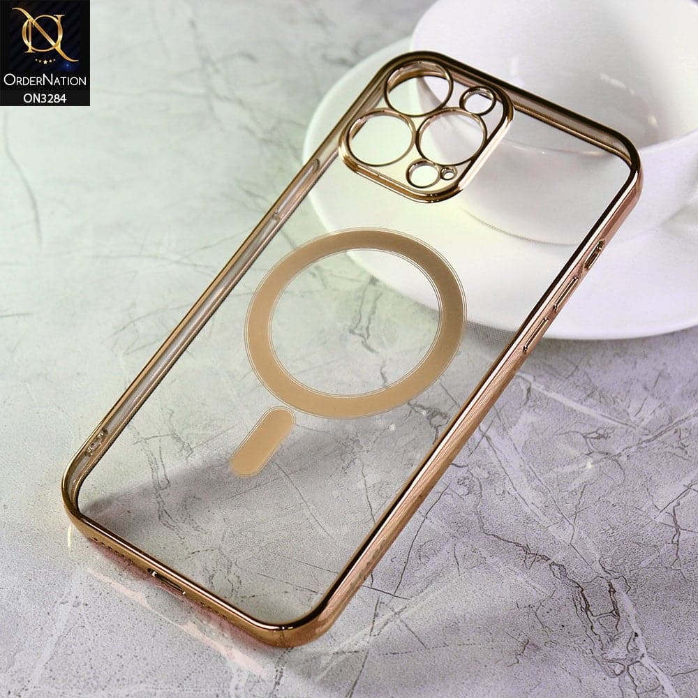 Iphone 13 Pro Max Cover Golden J Case Official Magsafe Electroplat Ordernation