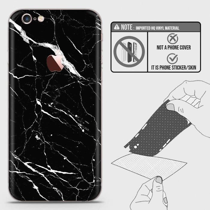Pluche pop belasting Voorzichtig iPhone 6s Plus / 6 Plus Back Skin - Design 6 - Trendy Black Marble Skin  Wrap Back Sticker | OrderNation | Reviews on Judge.me