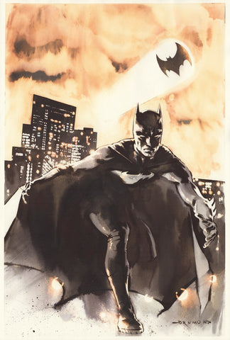 Ricardo Drumond Original Art Batman Gotham 'Quink Style' Illustration –  Kirby's Comic Art