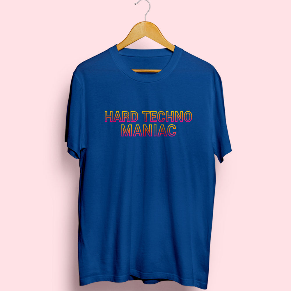 Hard Techno Maniac Half Sleeve T-Shirt, Soul & Peace