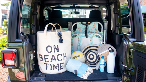 Packing the Car for a Beach Day