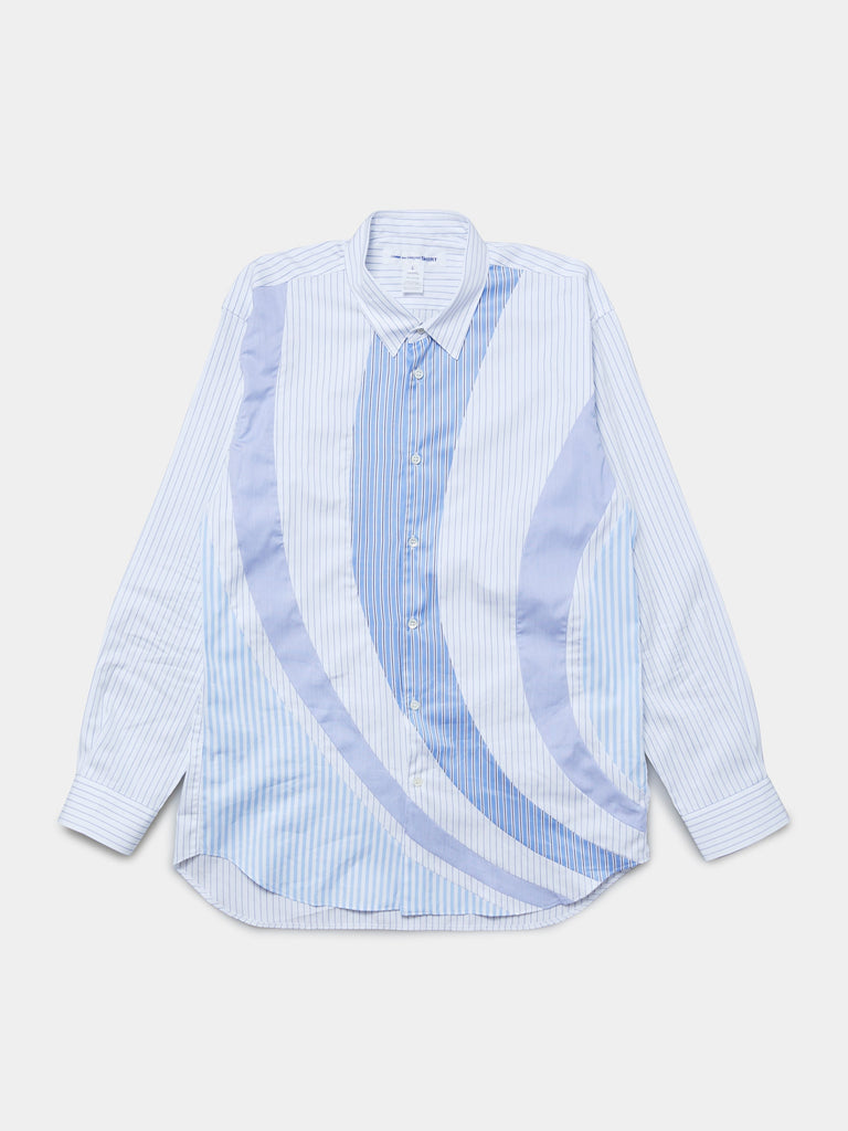 Buy Comme Des Garçons Shirt Stripe Mix CDG Woven Shirt Online at UNION ...