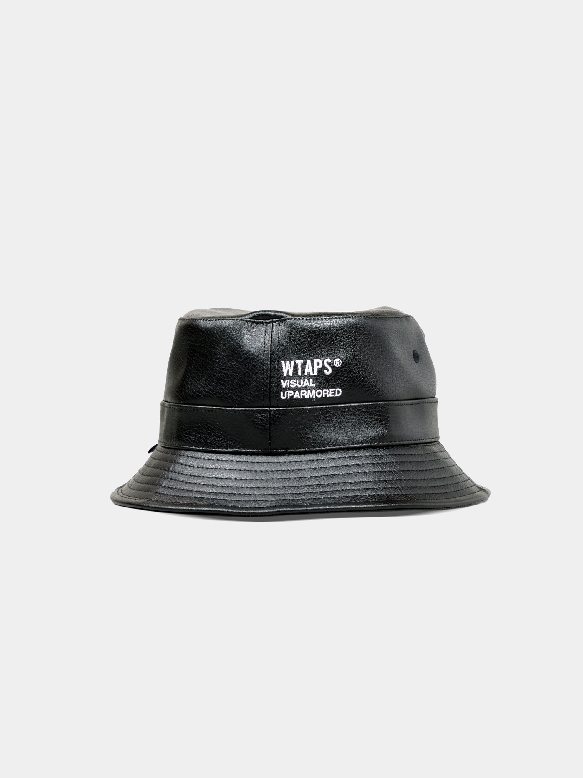 22AW WTAPS BUCKET 02 HAT シンセティックレザー-