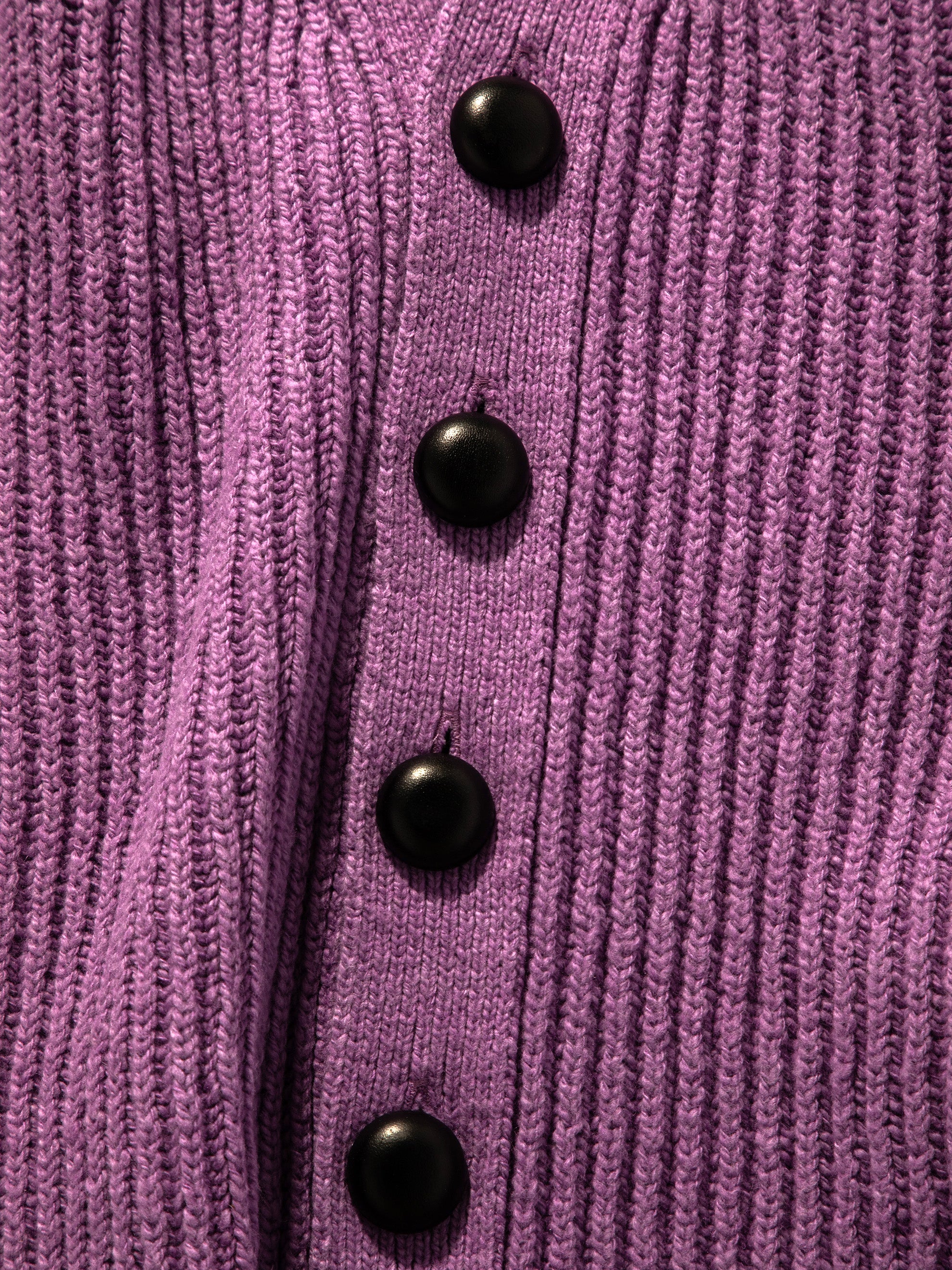 シンプルでおしゃれ JIL SANDER 22SS RIB KNIT CARDIGAN 紫 46 - 通販