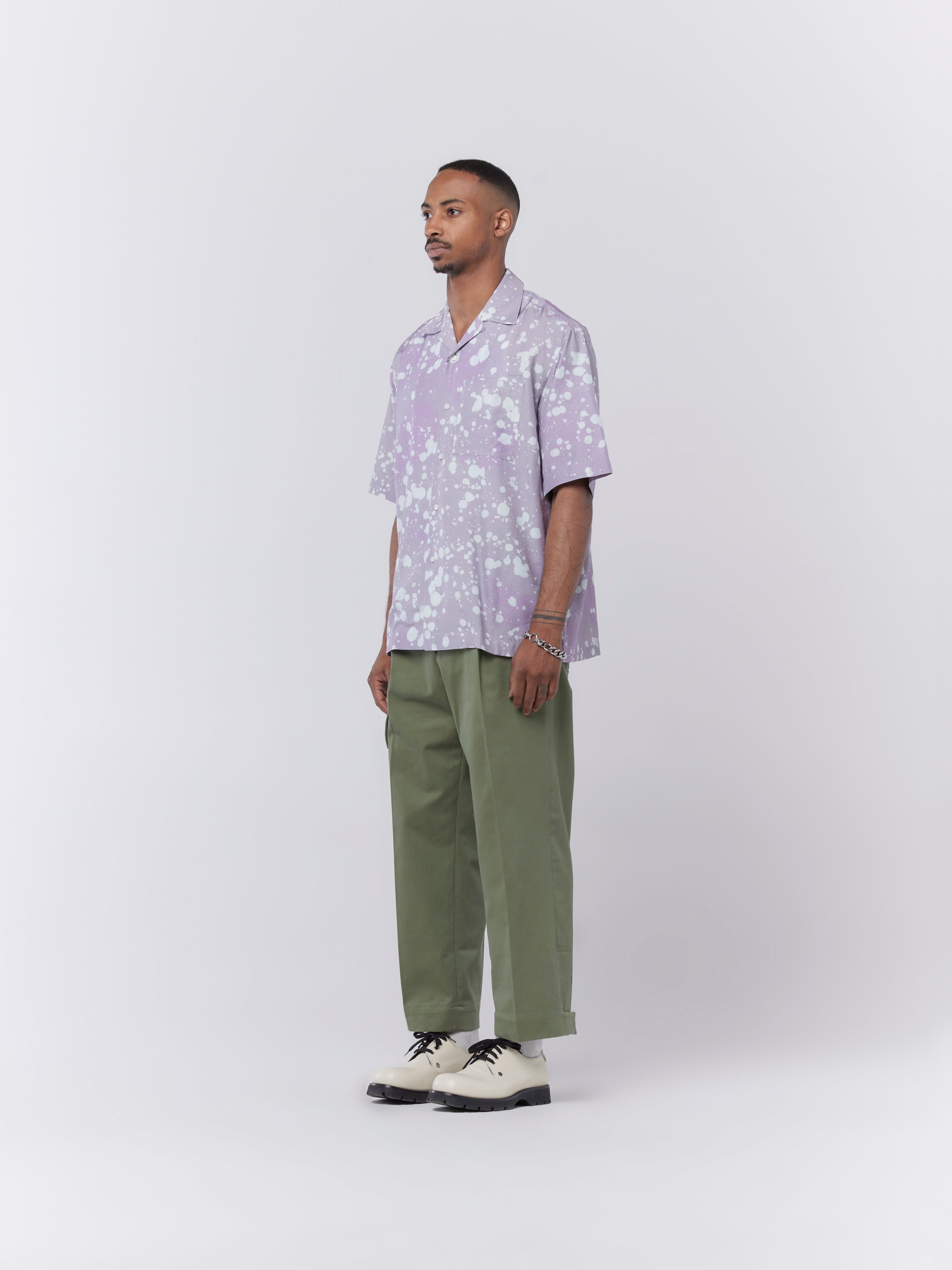 OAMC 23SS KURT SHIRT, FLORA LILAC-