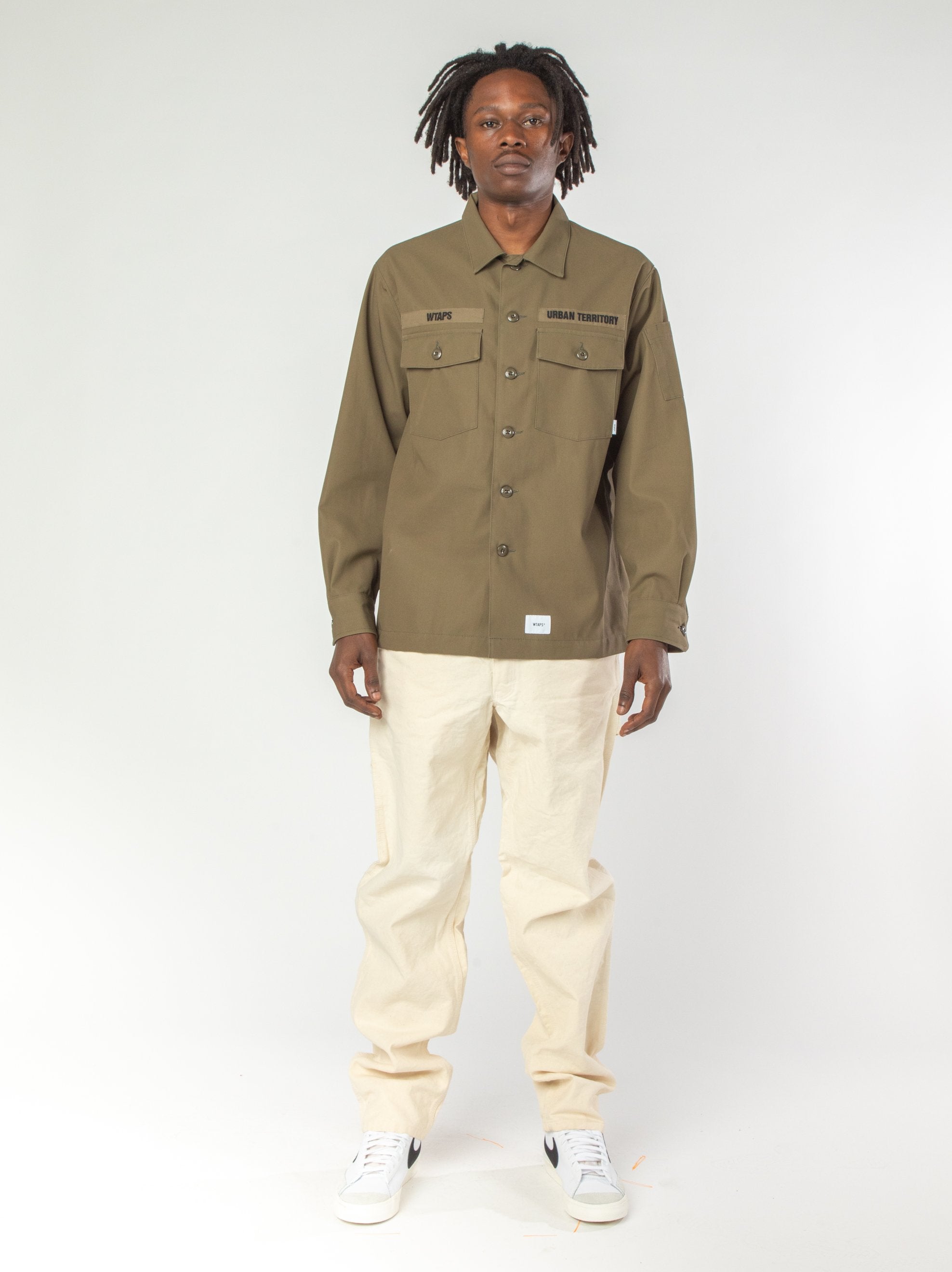 オンラインストア売上 wtaps BUDS / LS / COTTON COYOTE BROWN - トップス