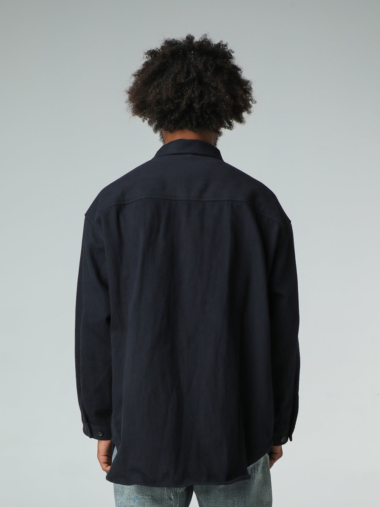 WTAPS 22 AW WCPO 01 / LS / COTTON. DENIM BLACK M ダブルタップス