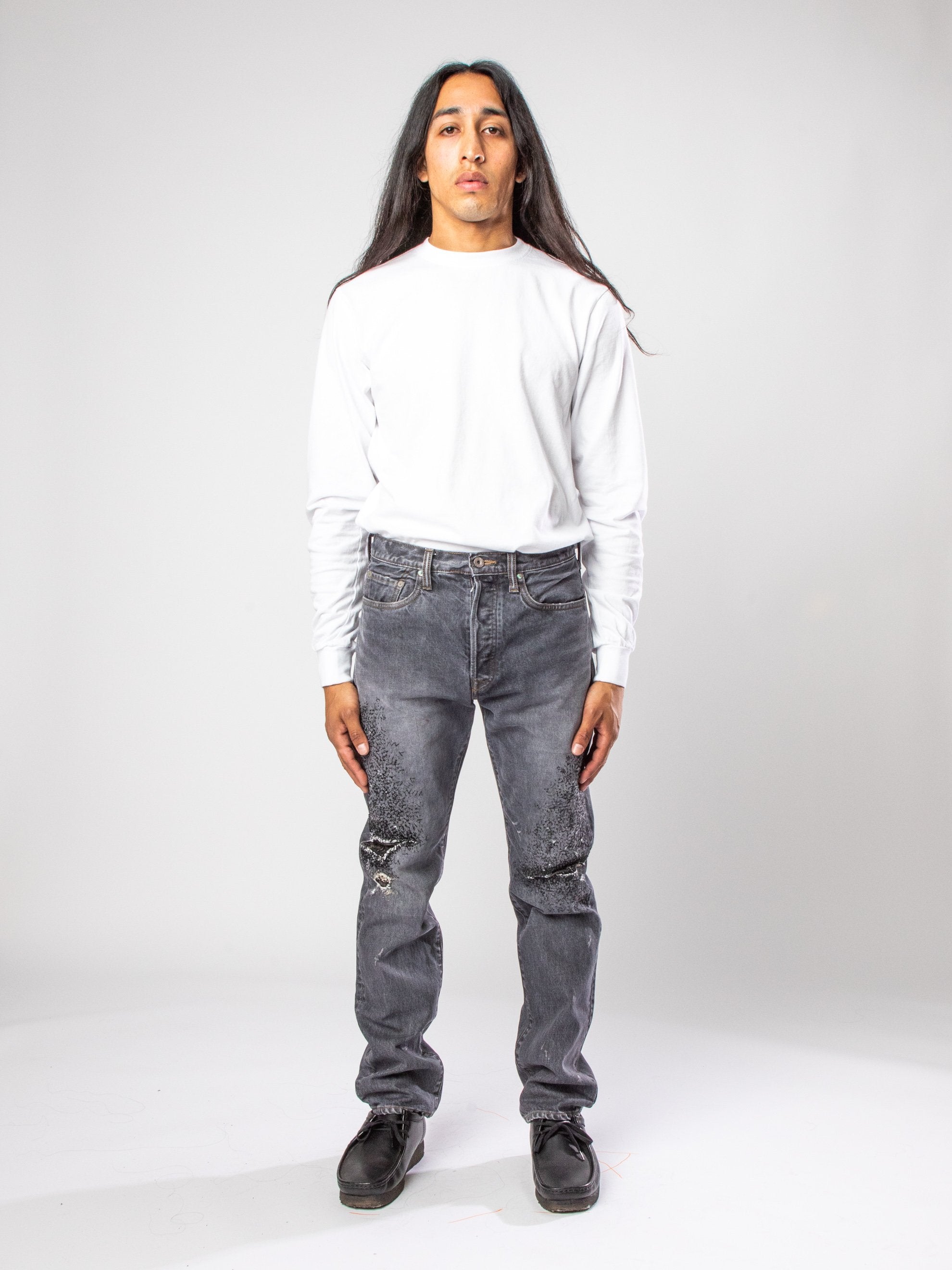 高価値】 rm-7335) KAPITAL 14oz デニム 5P モンキー CISCO ...