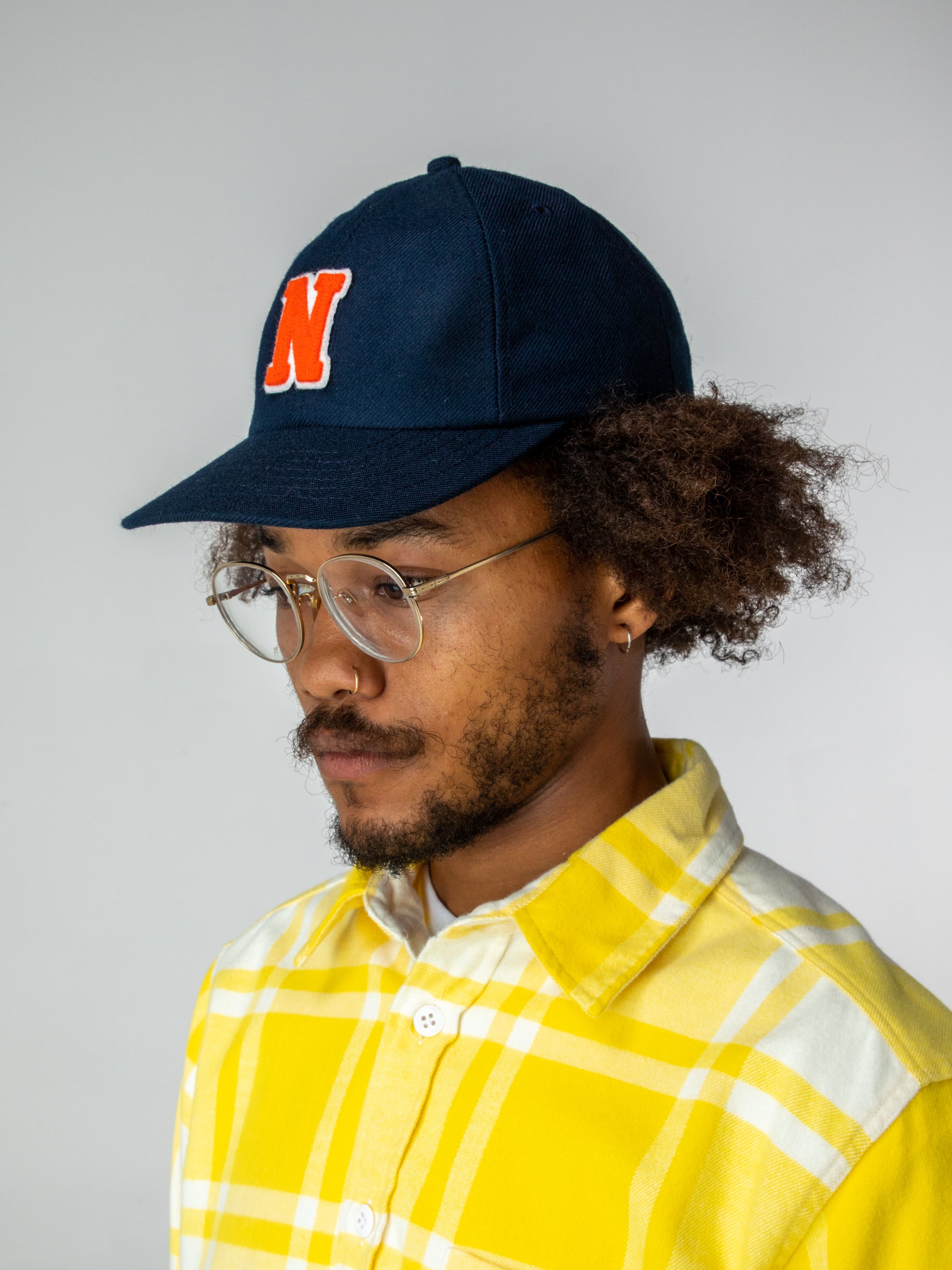 NOAH] UNI WOOL PANEL CAP